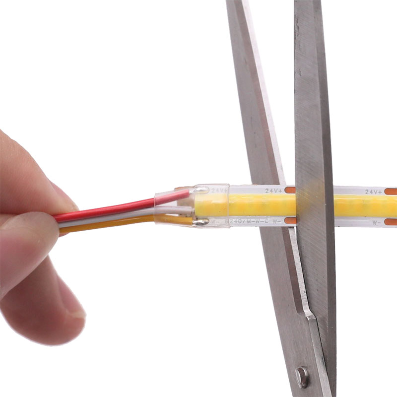 DC24V Long CCT Dimmable COB Dotless LED Strip Lights 624Chips/m, 16~33FT No Voltage Drop DC24V Long CCT Dimmable COB Dotless LED Strip Lights 624Chips/m, 16~33FT No Voltage Drop